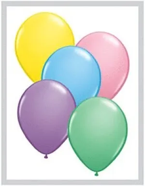 11 inch Pastel Assortment Qualatex Latex 100ct.