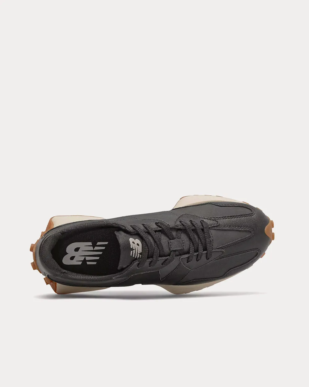 327 Black with Phantom Low Top Sneakers
