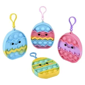 4.25" Easter Egg Bubble Popper Clip Ons