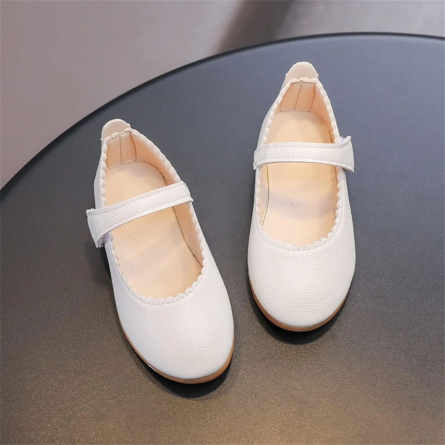 5t Rain Boots Girls Summer and Autumn Fashion Cute Girls Casual Shoes Round Toe Solid Color Flat Toddler Girls Booties
