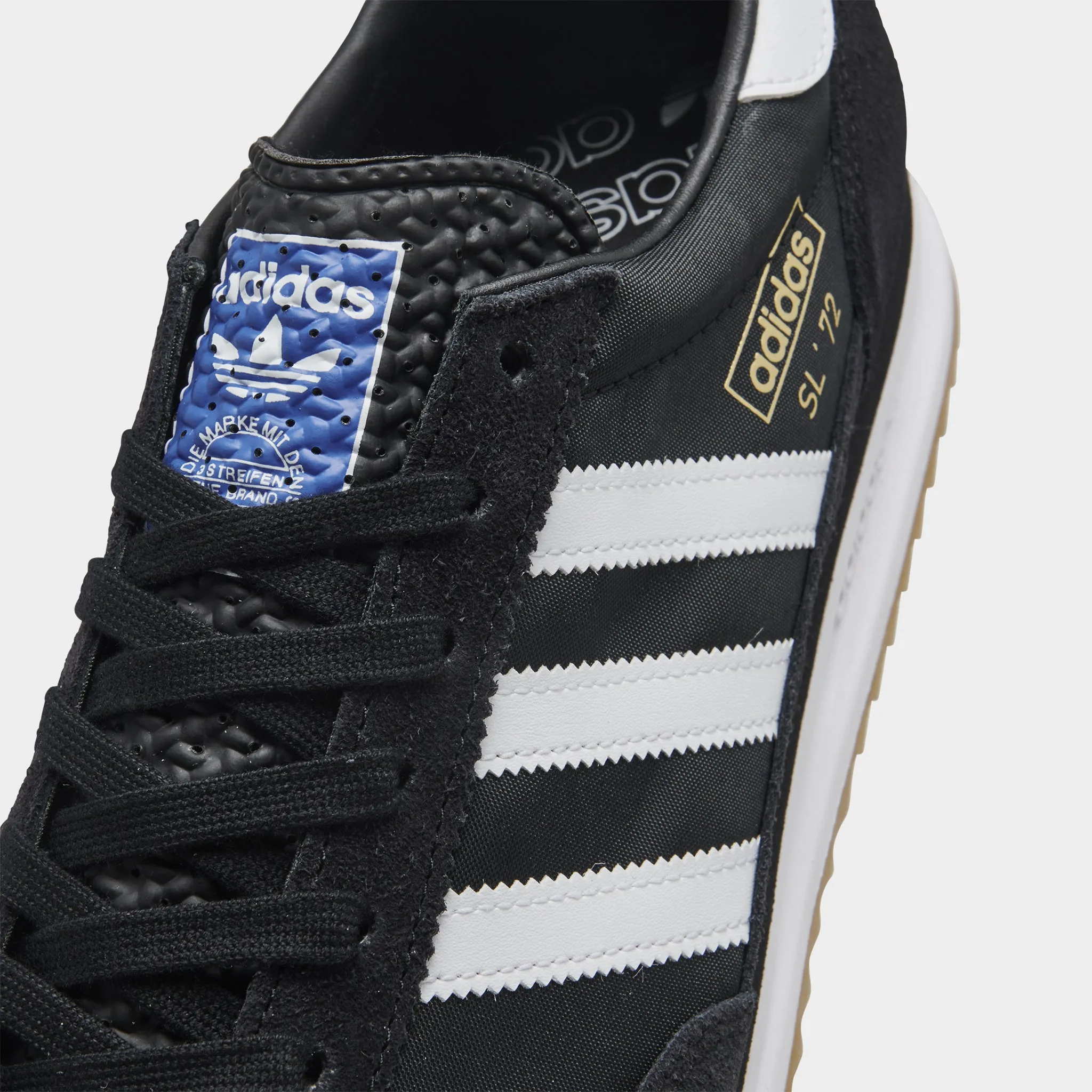 adidas SL72 Core Black / Footwear White - Blue