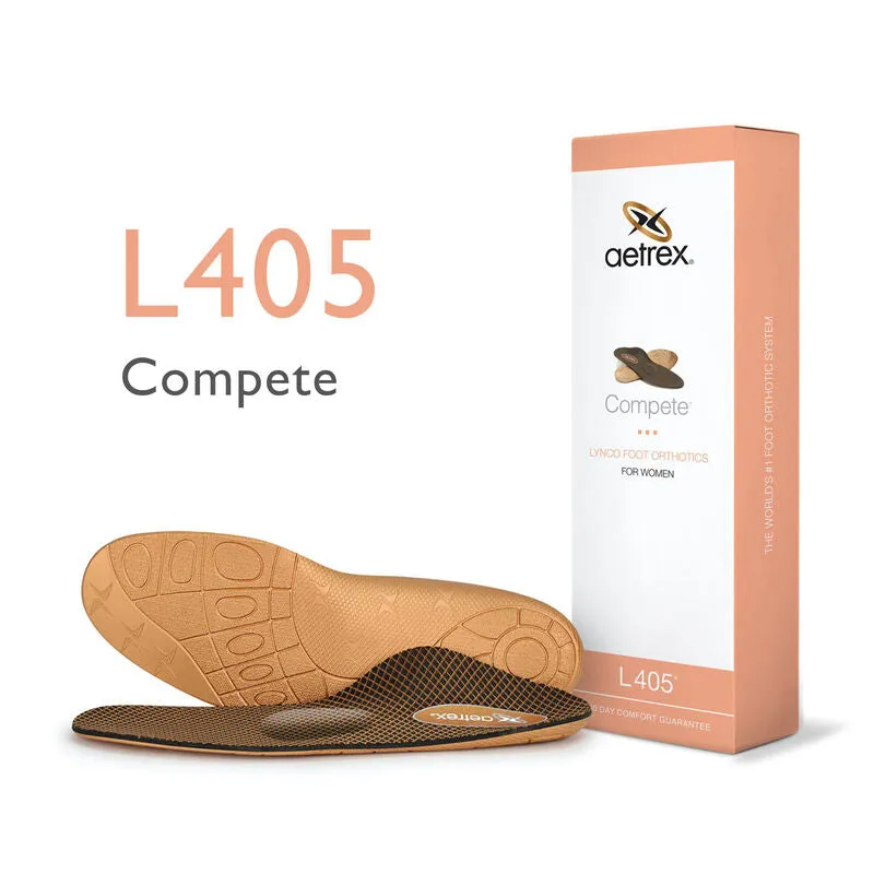 Aetrex L405 Orthotic - Gym, Hiking, Walking, Everyday Use - High Arches