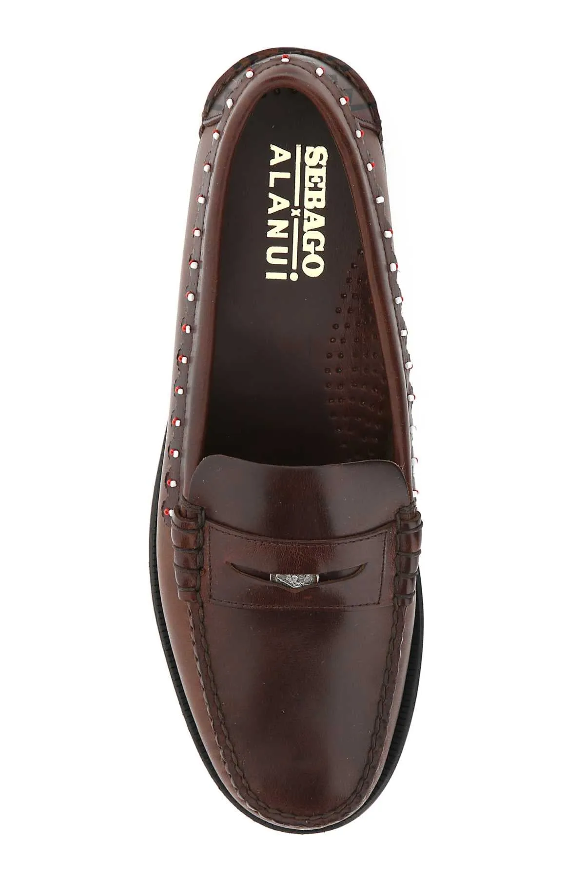Alanui X Sebago Dan Bead Detailed Loafers