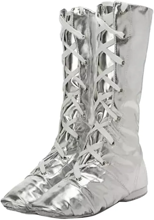 AOQUNFS Women High-top Jazz Dance Shoes Kids Dancing Sneakers Jazz Teaching Modern Dance Boot