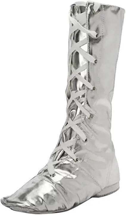 AOQUNFS Women High-top Jazz Dance Shoes Kids Dancing Sneakers Jazz Teaching Modern Dance Boot