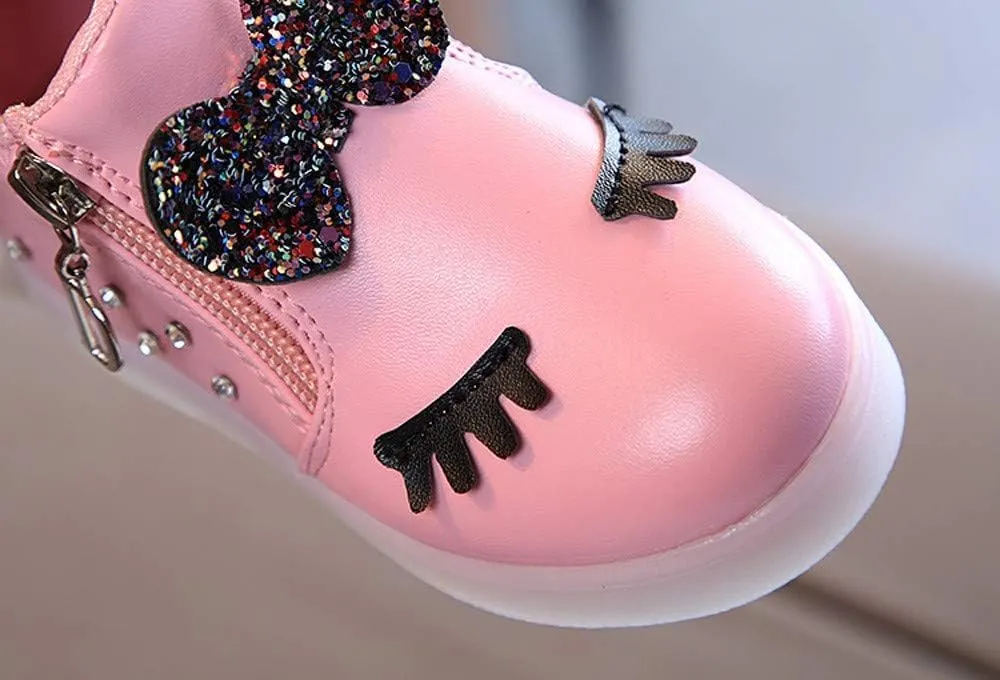 Baby Girl Shoes Size 7 LED Crystal Baby Boots Infant Sport Luminous Girls Kids Shoes First Walking Shoes for Baby Boy