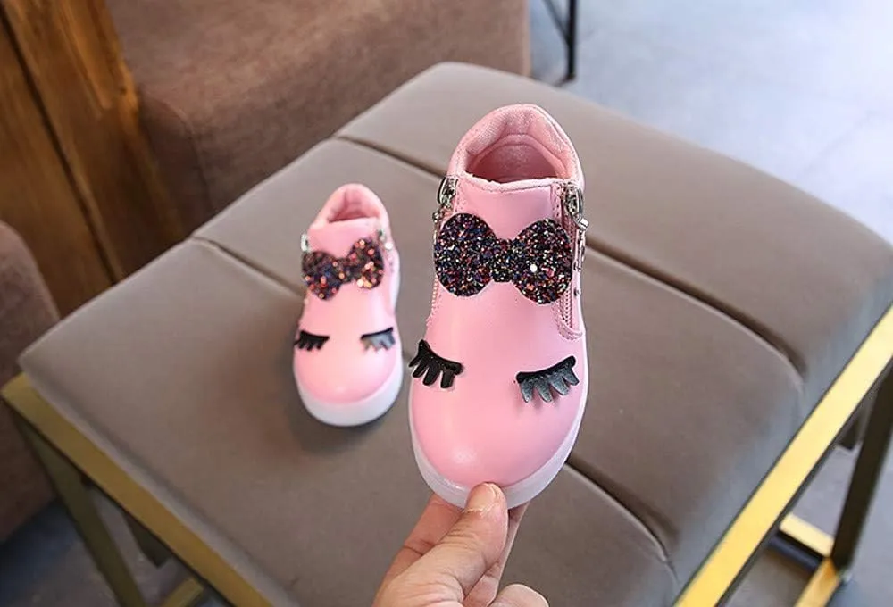 Baby Girl Shoes Size 7 LED Crystal Baby Boots Infant Sport Luminous Girls Kids Shoes First Walking Shoes for Baby Boy