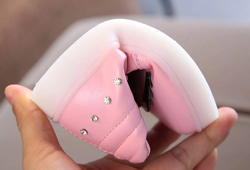 Baby Girl Shoes Size 7 LED Crystal Baby Boots Infant Sport Luminous Girls Kids Shoes First Walking Shoes for Baby Boy
