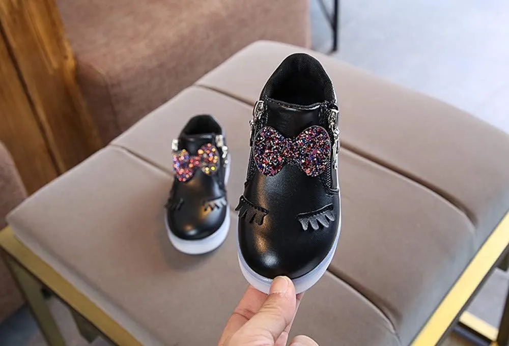 Baby Girl Shoes Size 7 LED Crystal Baby Boots Infant Sport Luminous Girls Kids Shoes First Walking Shoes for Baby Boy