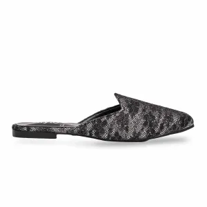 Black Casual Mule CL1827