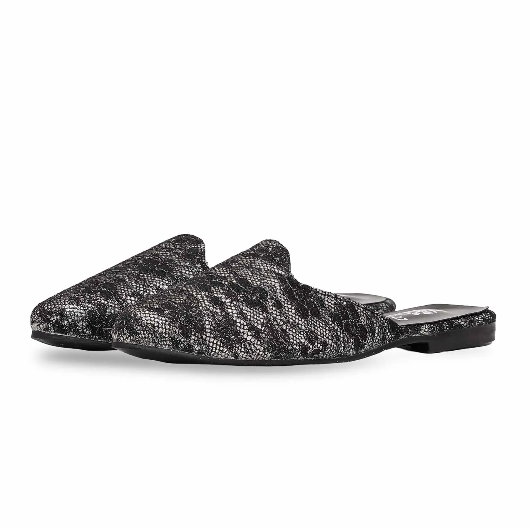 Black Casual Mule CL1827