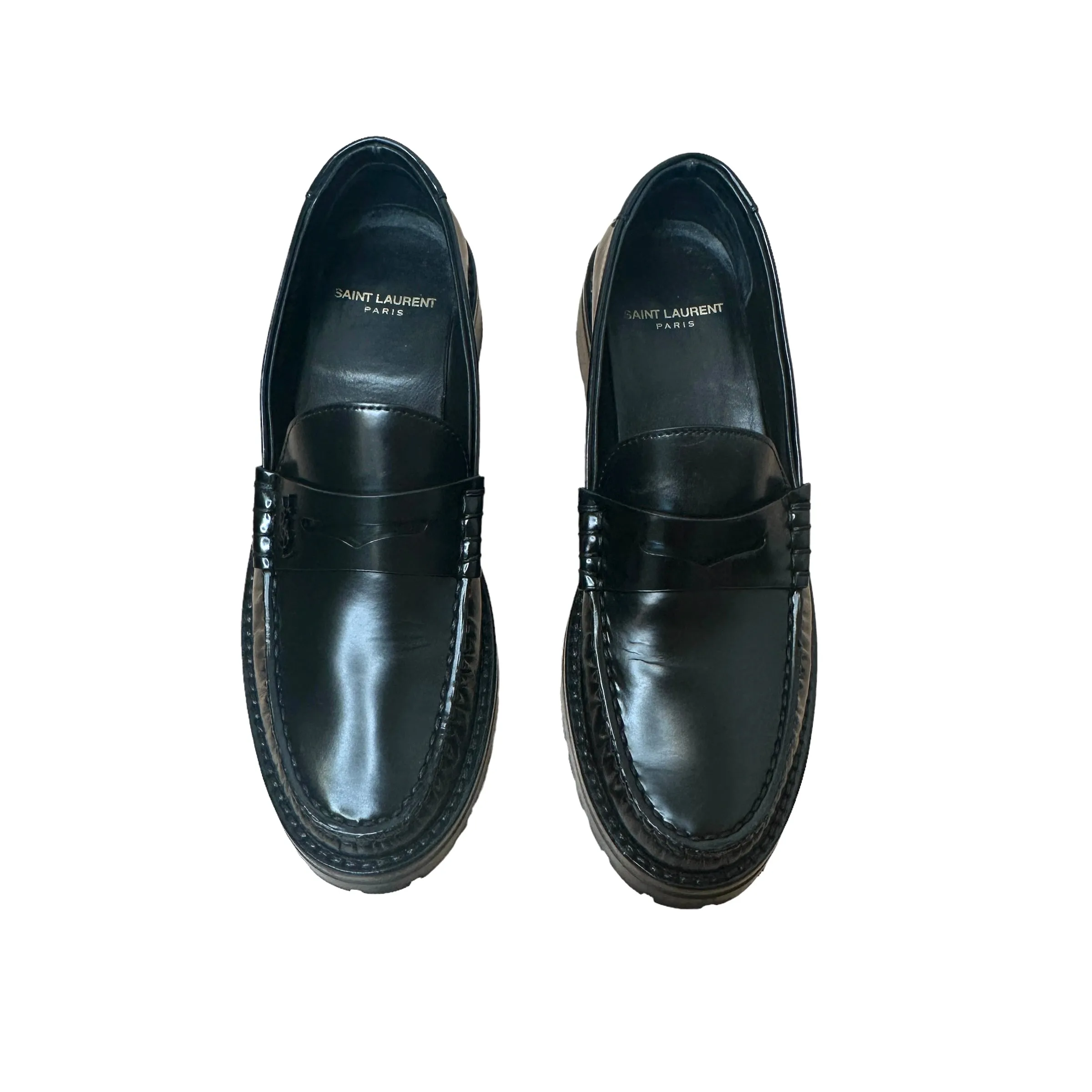 Black Logo Loafers - 7