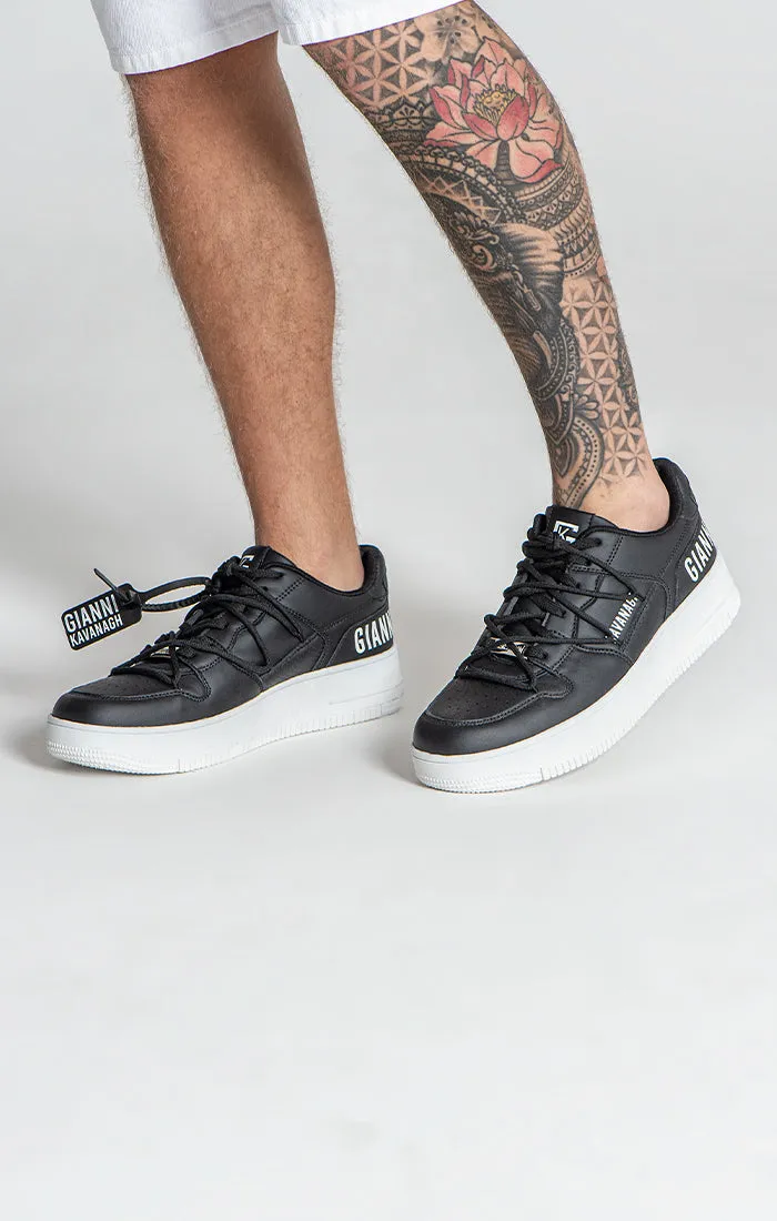BLACK TOTAL WRAPPED SNEAKERS
