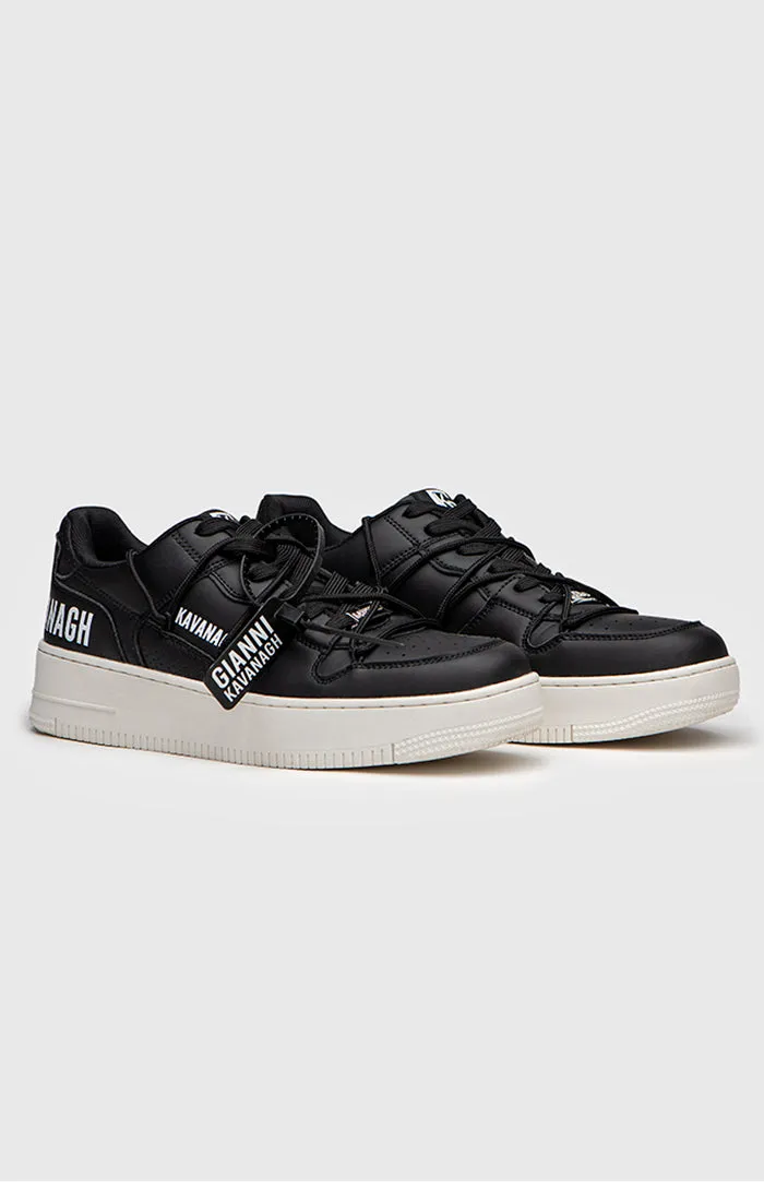BLACK TOTAL WRAPPED SNEAKERS