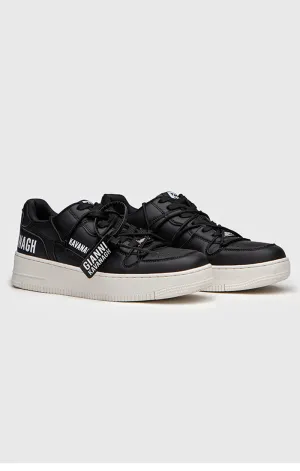 BLACK TOTAL WRAPPED SNEAKERS