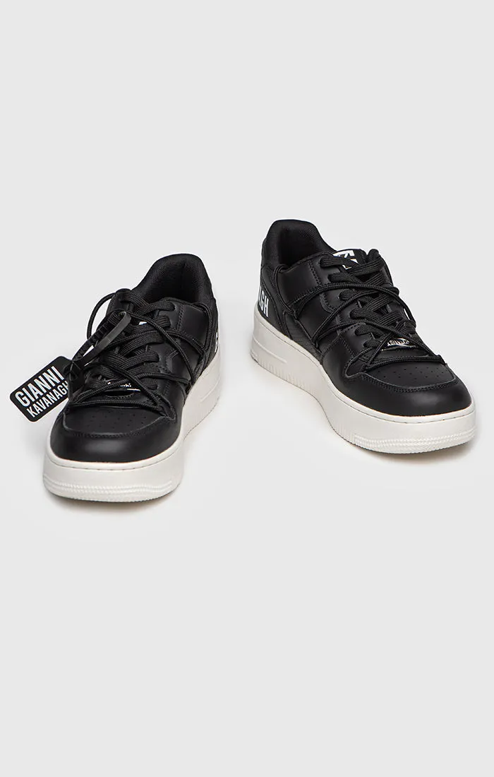 BLACK TOTAL WRAPPED SNEAKERS