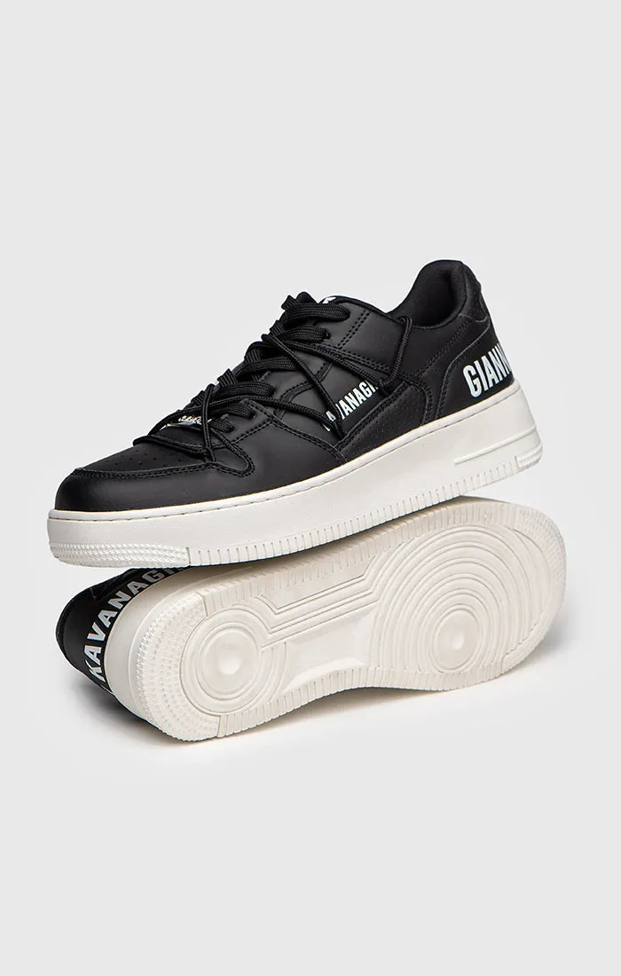 BLACK TOTAL WRAPPED SNEAKERS