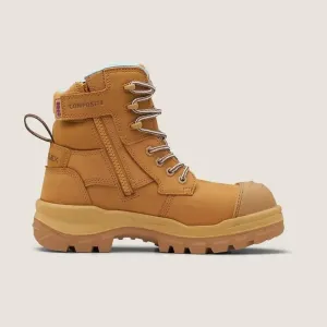 Blundstone 8860 Womens RotoFlex Wheat Zip Side Safety Boot
