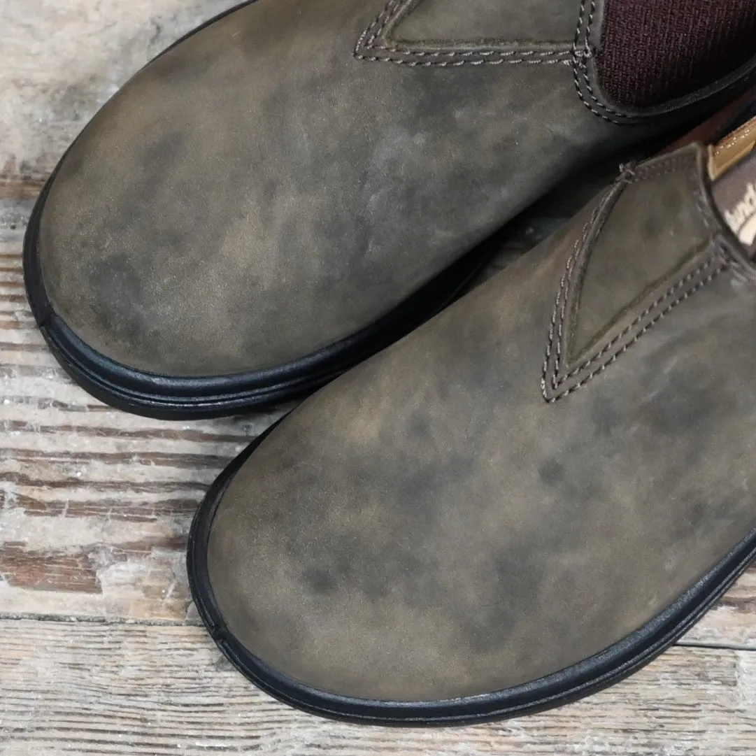 Blundstone Youth  Slip On In Rustic Brown