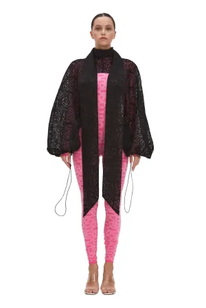 BOLERO Sleeves Flora Black