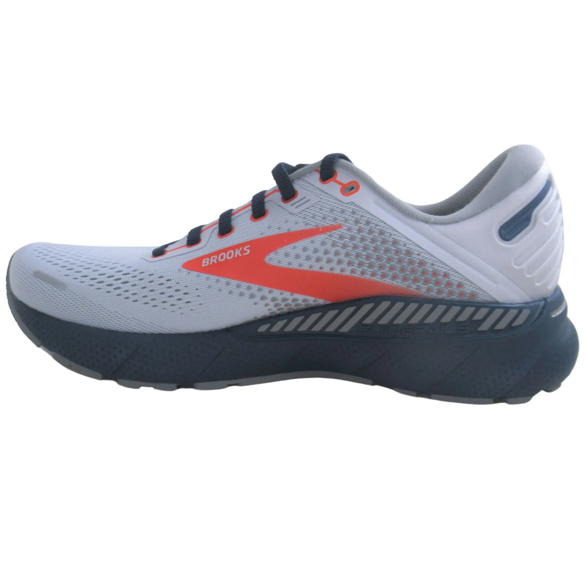 Brooks Men's 110366 004 Adrenaline GTS 22 Artic/Red/Titan Cushion Support Running  Shoes