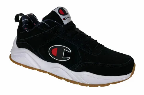 Champion Men's 93Eighteen Big C Casual Fashion Sneakers Black Size 10