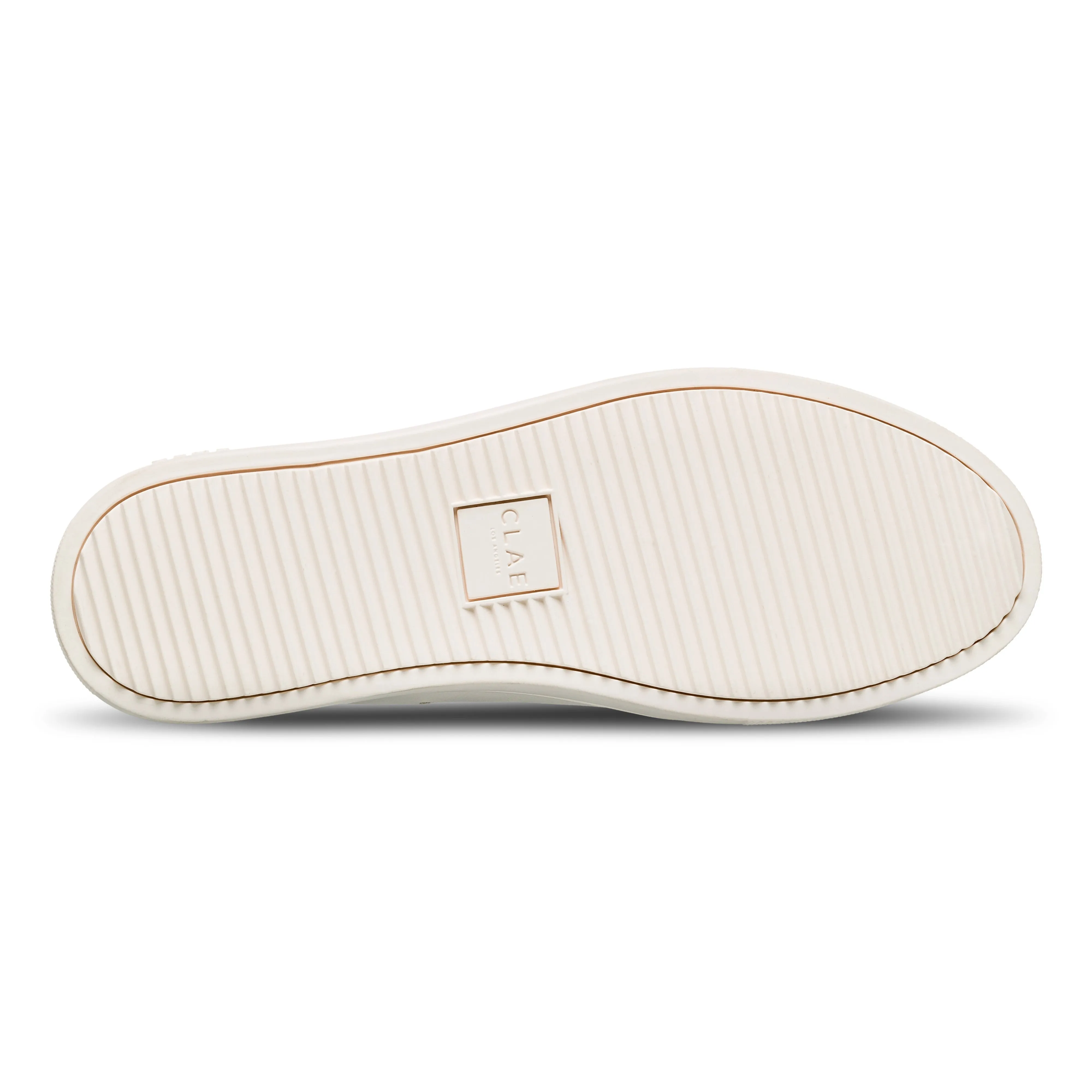CLAE DEANE SNEAKERS - TRIPLE OFF-WHITE LEATHER