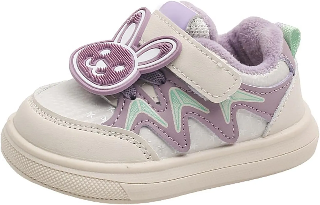 Cute Bunny Sneakers for Infant Girls Boys, Baby Toddler Flat Walking Shoes Lightweight Soft Sport Shoes Toddler Girl