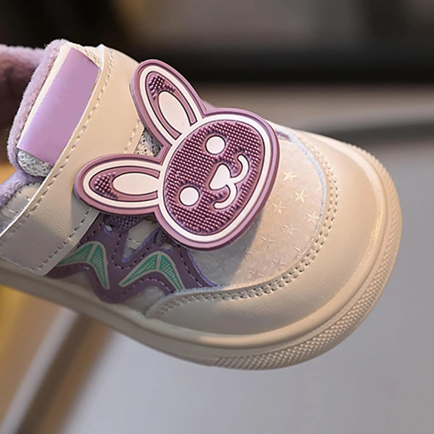 Cute Bunny Sneakers for Infant Girls Boys, Baby Toddler Flat Walking Shoes Lightweight Soft Sport Shoes Toddler Girl