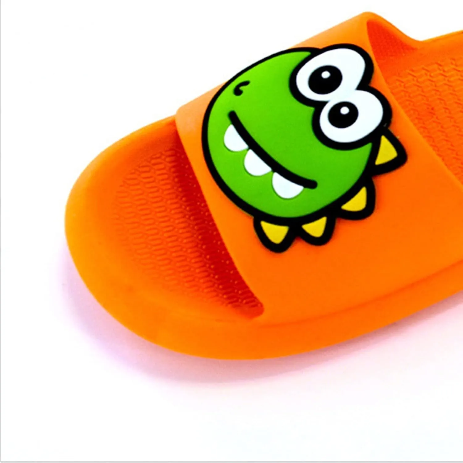 Dinosaur Shower Sandals for Kids, Girls Boys Unisex Cute Beach Slippers, Cloud Slides Flat Bathroom Shower Sandals