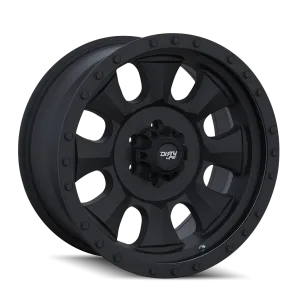 DIRTY LIFE 9300-2178MB IRONMAN (9300) MATTE BLACK/BLACK BEADLOCK 20X10 8-180 -19MM 124.1MM