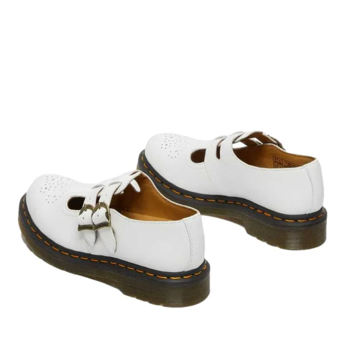 Dr Martens 8065 2 Strap Mary Jane  Shoe White
