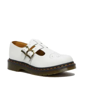 Dr Martens 8065 2 Strap Mary Jane  Shoe White
