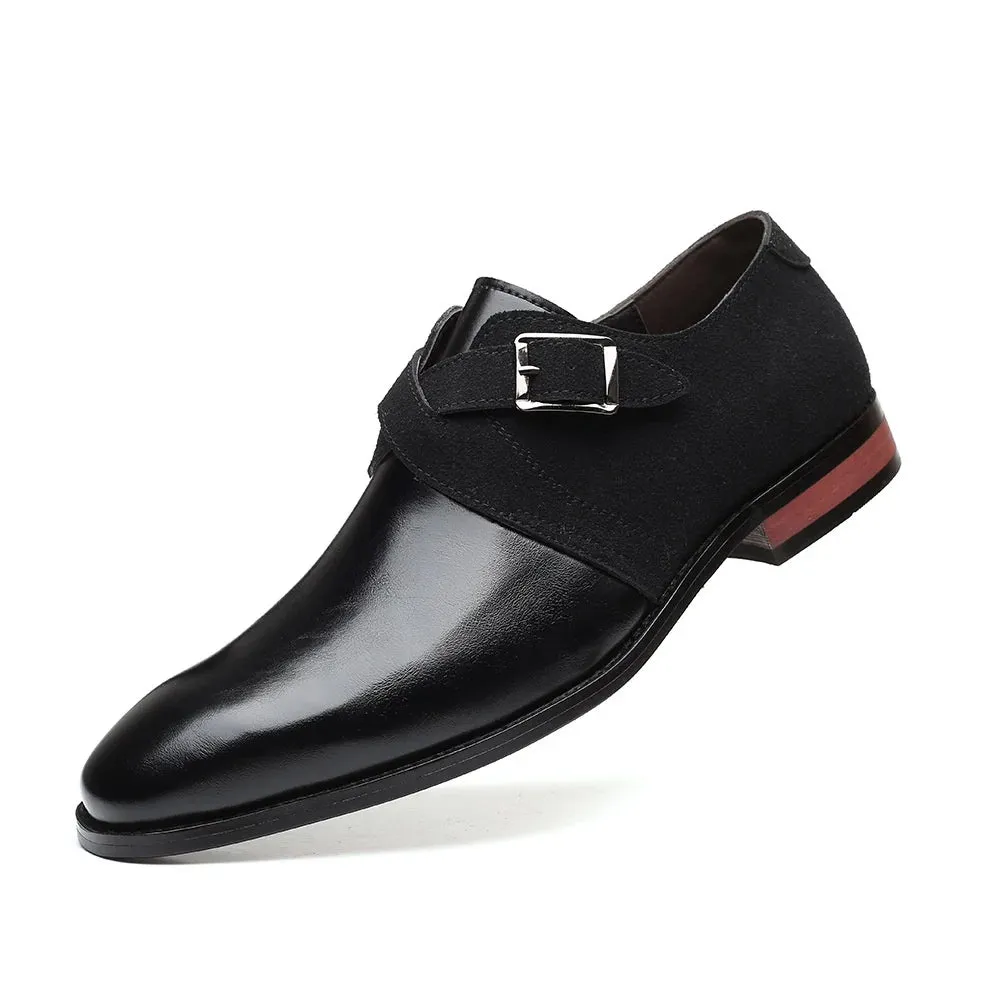 Elite Suede Double Buckle Loafers