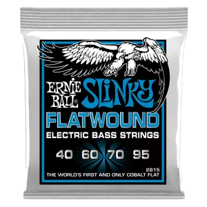 Ernie Ball 2815EB Extra Slinky Flatwound Bass Strings 40-95