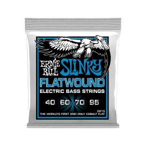 Ernie Ball Extra Slinky Flatwound Electric Bass Strings, 40-95