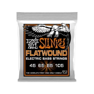 Ernie Ball Hybrid Slinky Flatwound Electric Bass Strings - 45-105 Gauge