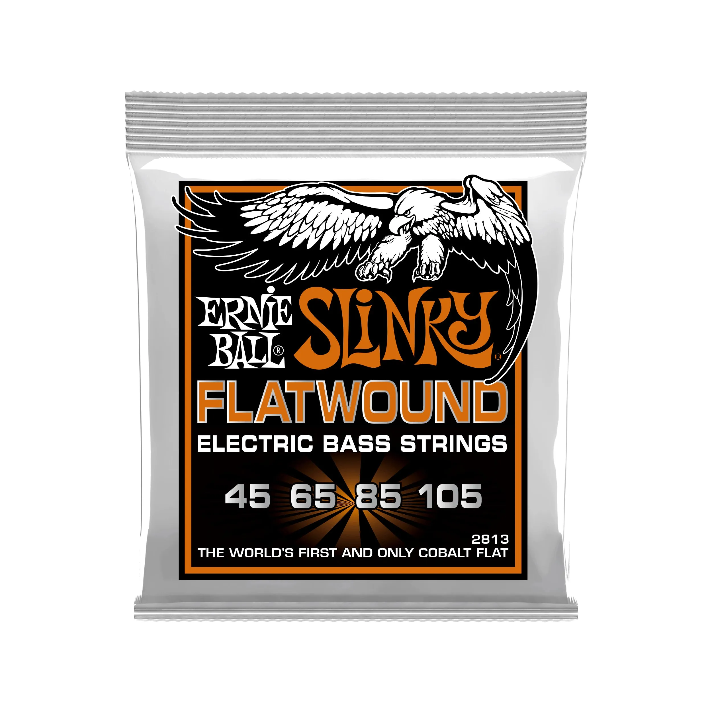 Ernie Ball Hybrid Slinky Flatwound Electric Bass Strings - 45-105 Gauge