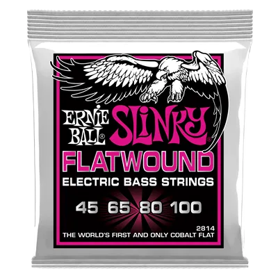 Ernie Ball Slinky Cobalt Flatwound Bass Sup 45-100