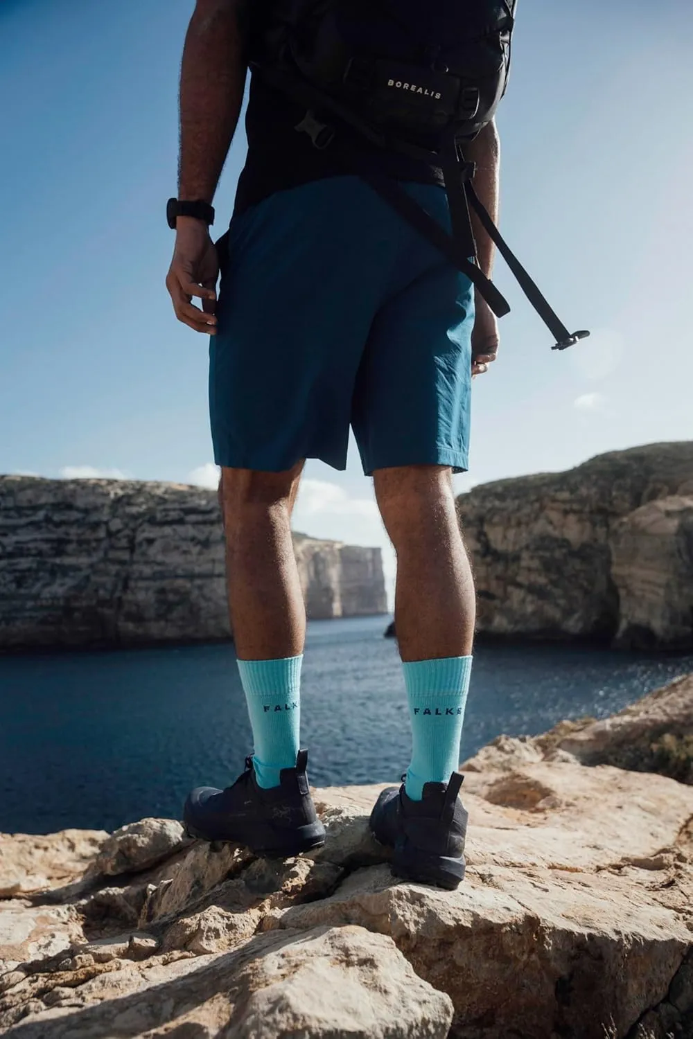 FALKE Men's TK2 Explore Cool Hiking Socks, 1 Pair