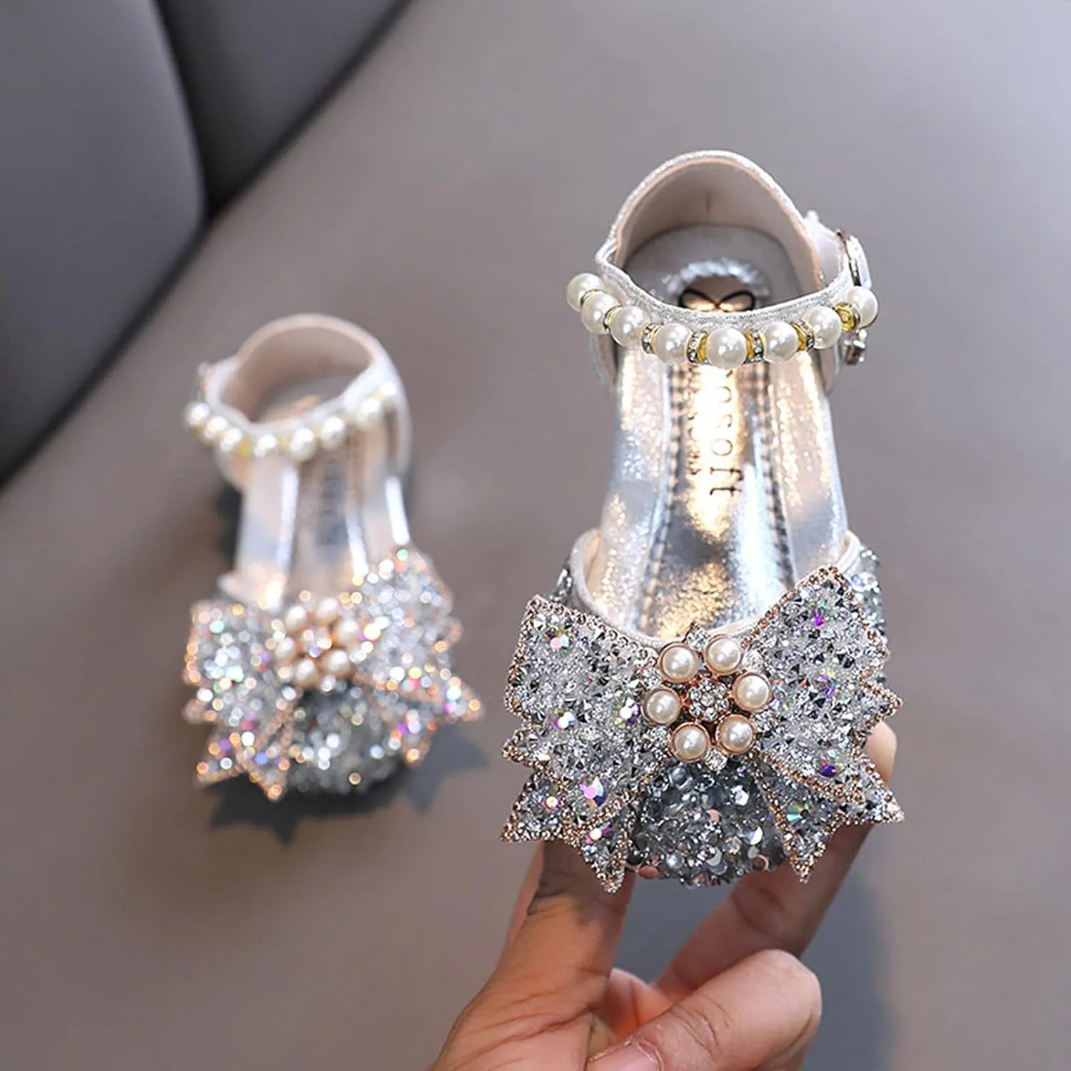 Fancy Kids Shoes Fashion Spring and Summer Children Dance Shoes Girls Dress Performance Toddler Boots Snow for Girls