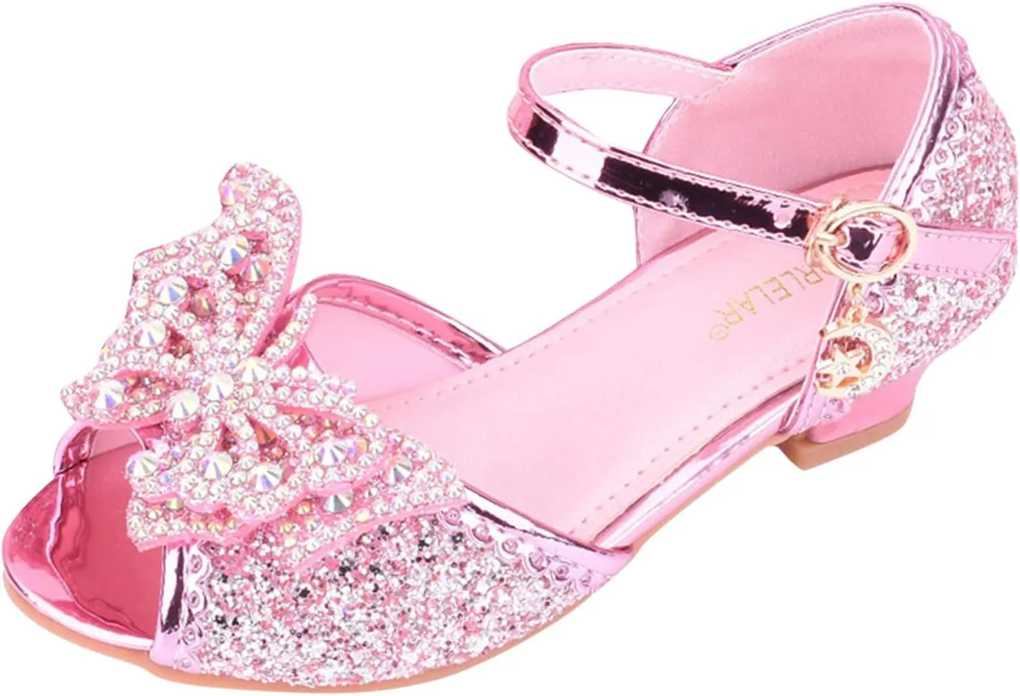Flower Girl Shoes Dress Shoes for Girls Toddler Mary Jane Heel Ballet Flat for School Party Dress Shoes Sandals