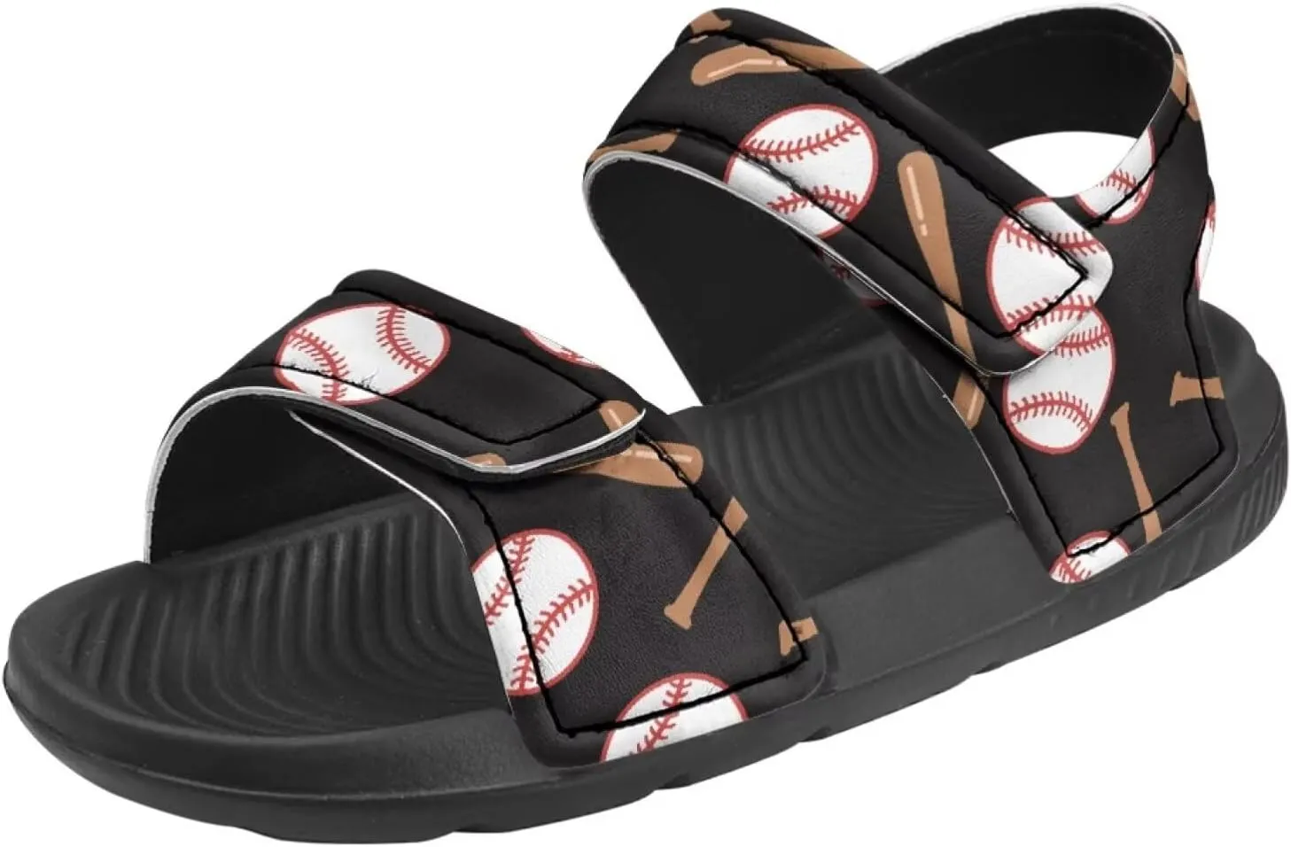 Forchrinse Boys Sandals Summer Cool Print Sport Sandals Outdoor Open-Toe Shoes for Toddler/Little Kid/Big Kid