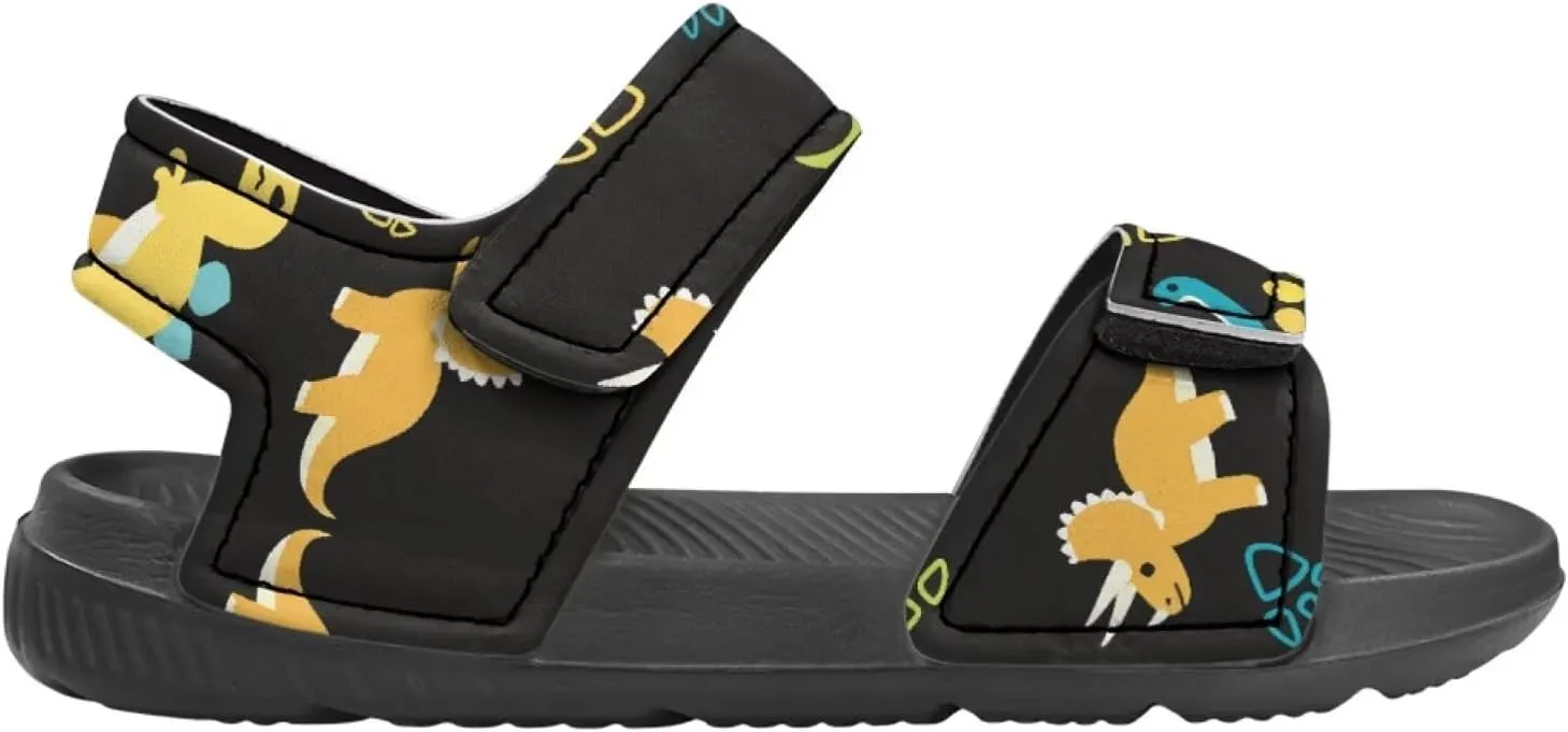 Forchrinse Boys Sandals Summer Cool Print Sport Sandals Outdoor Open-Toe Shoes for Toddler/Little Kid/Big Kid