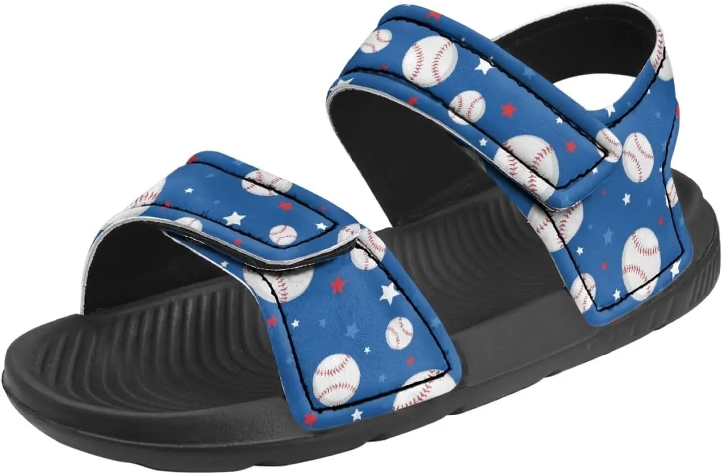 Forchrinse Boys Sandals Summer Cool Print Sport Sandals Outdoor Open-Toe Shoes for Toddler/Little Kid/Big Kid