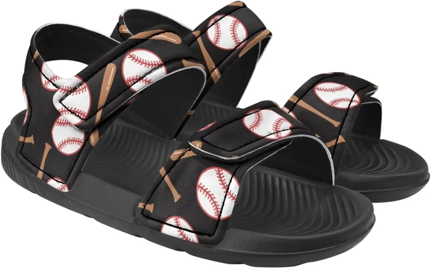 Forchrinse Boys Sandals Summer Cool Print Sport Sandals Outdoor Open-Toe Shoes for Toddler/Little Kid/Big Kid