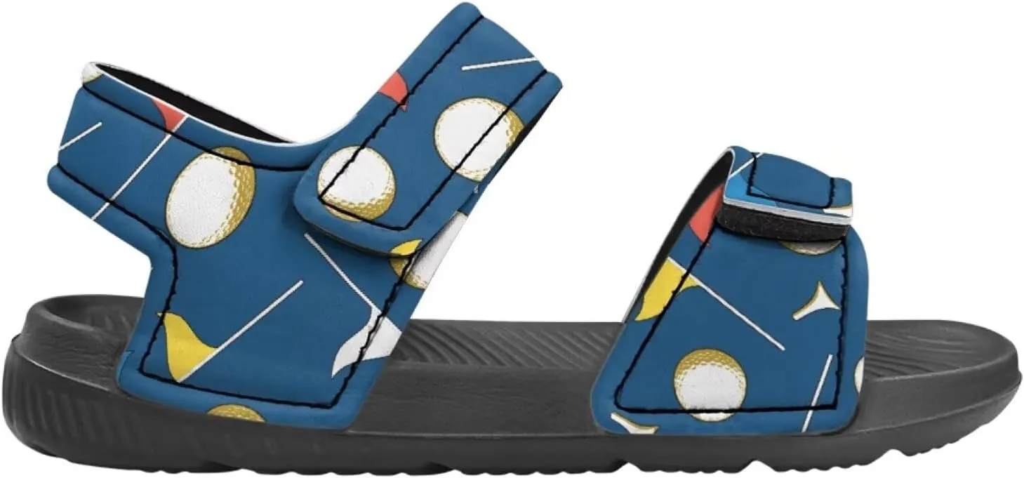 Forchrinse Boys Sandals Summer Cool Print Sport Sandals Outdoor Open-Toe Shoes for Toddler/Little Kid/Big Kid