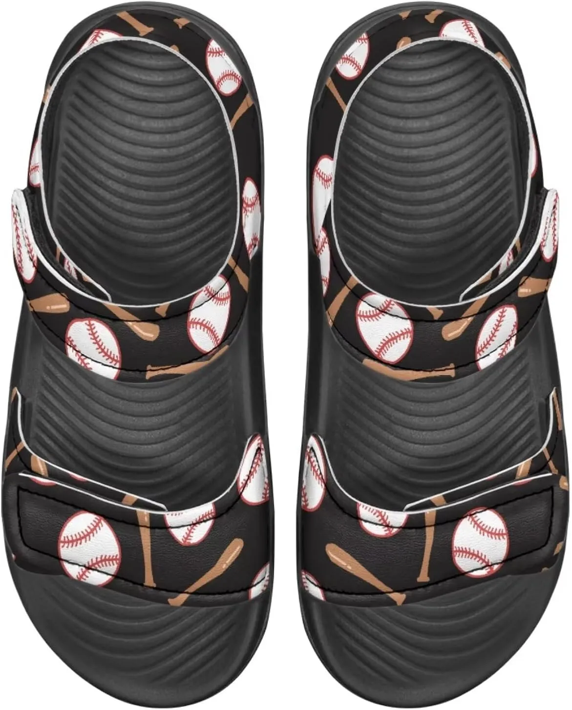 Forchrinse Boys Sandals Summer Cool Print Sport Sandals Outdoor Open-Toe Shoes for Toddler/Little Kid/Big Kid