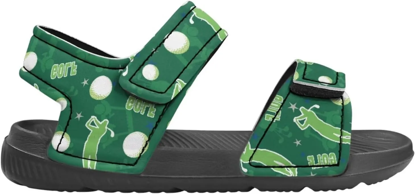 Forchrinse Boys Sandals Summer Cool Print Sport Sandals Outdoor Open-Toe Shoes for Toddler/Little Kid/Big Kid