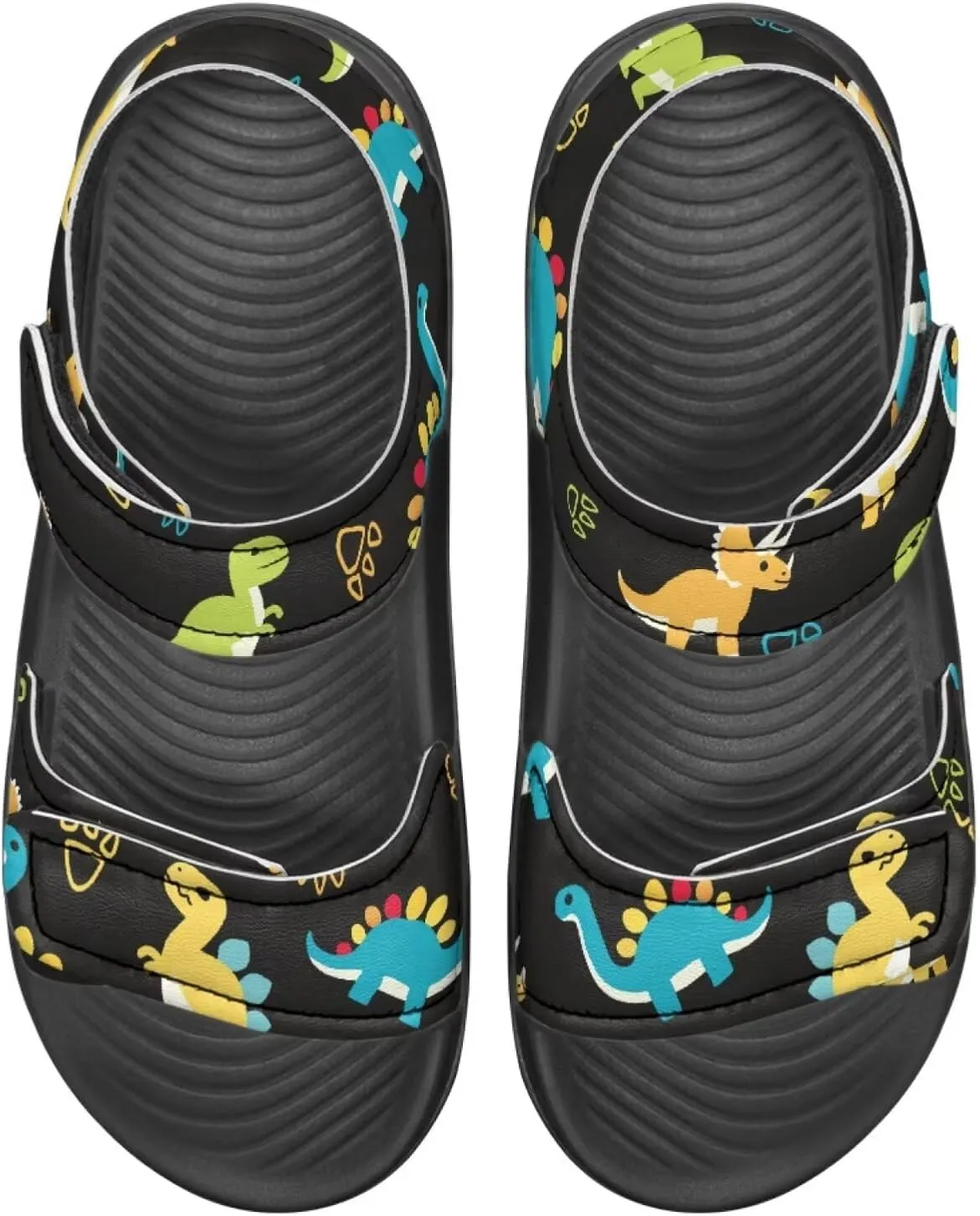 Forchrinse Boys Sandals Summer Cool Print Sport Sandals Outdoor Open-Toe Shoes for Toddler/Little Kid/Big Kid